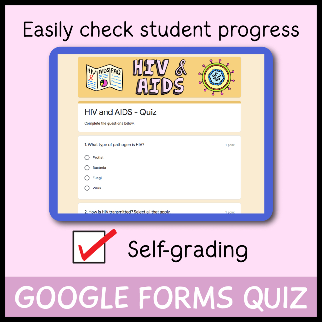 HIV and AIDS Google Slides - Emmatheteachie