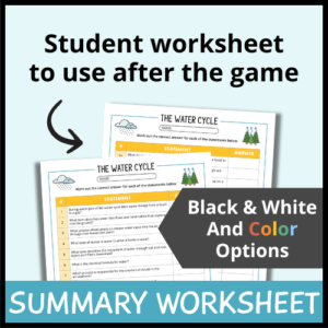 The Water Cycle SPLAT Review - Emmatheteachie