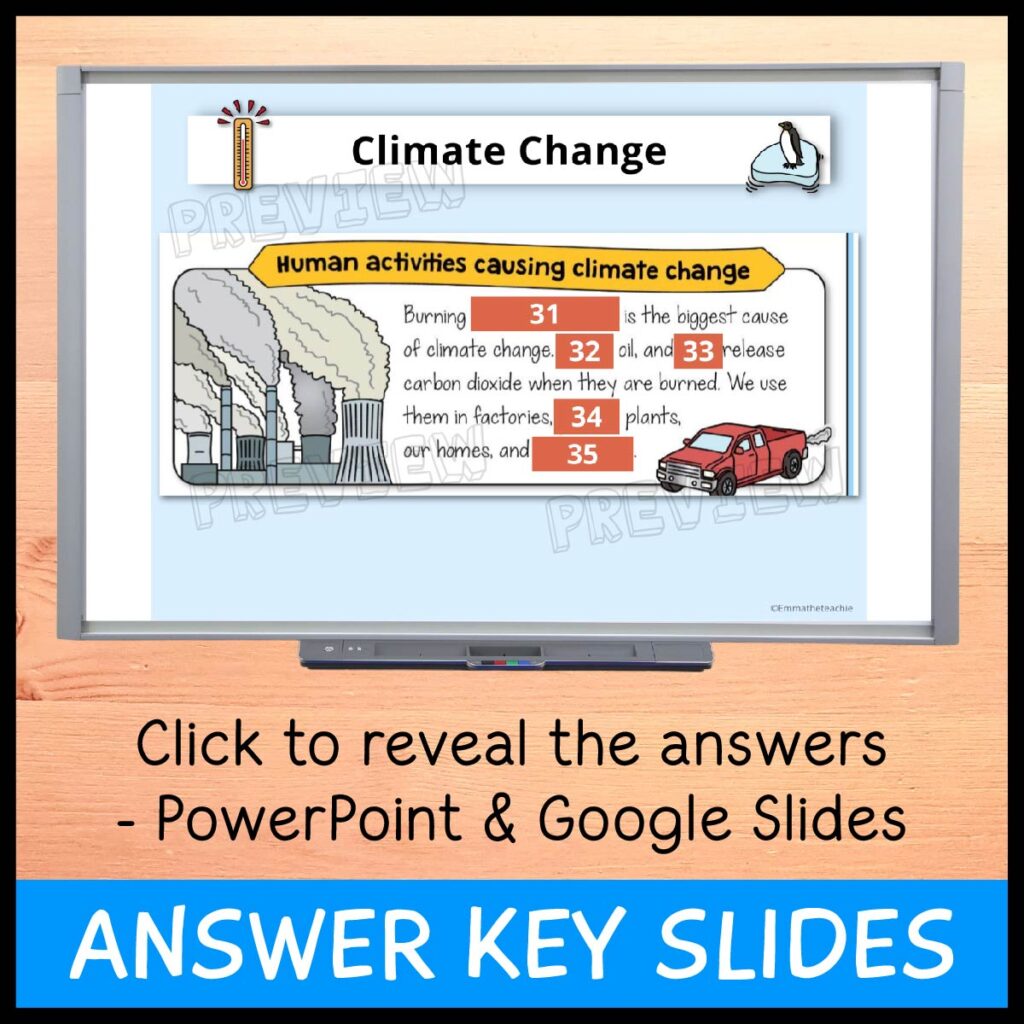 Climate Change Doodle Notes - Emmatheteachie